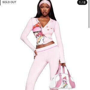 I.AM.GIA Pink Graphic Jumpsuit FAFI